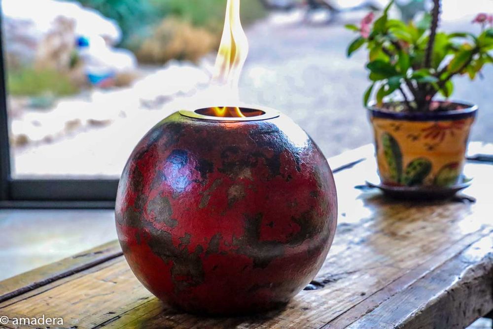 Decorative objects - Decorative ethanol lamp - AMADERA