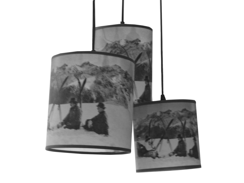 Chambres d'hôtels - COLLECTION LUMINAIRES MONTAGNE /SUSPENSION SIMPLE OU TRIPLE / PERSONNALISABLE ET SUR MESURE - LA MAISON DE GASPARD