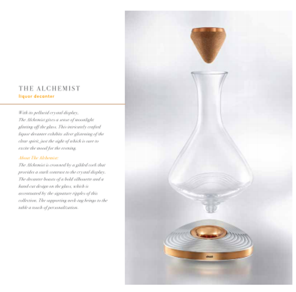 Accessoires pour le vin -  The ALCHEMIST - Carafe à liqueur - SHAZE LUXURY RETAIL PVT LTD