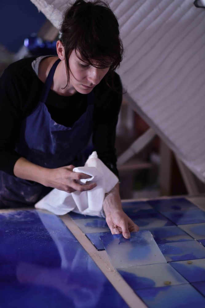 Other wall decoration - blue countries - LUCIE ROY - KALEIDOSCO