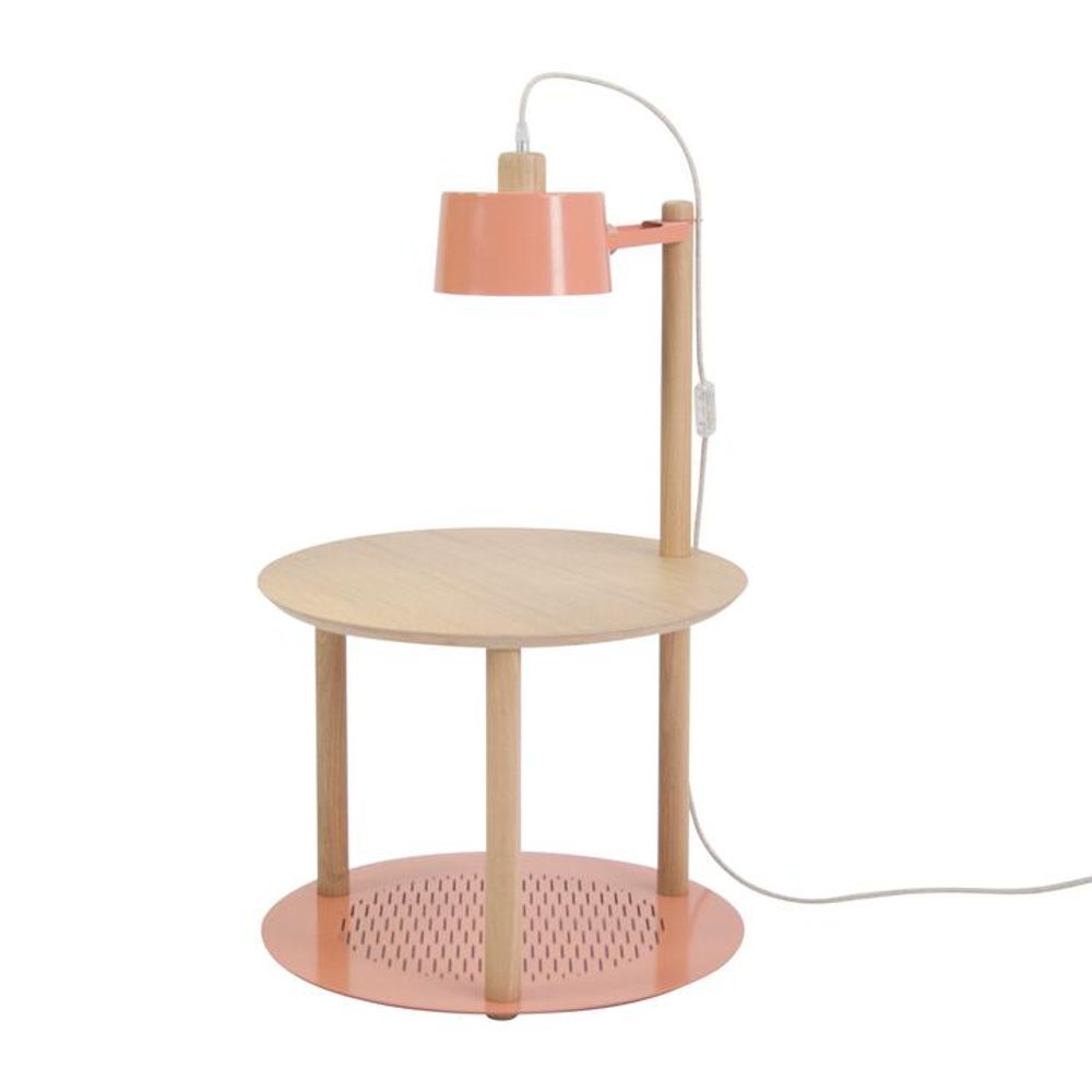 Tables de nuit - TABLE DE CHEVET DUO DE PLATEAUX & LAMPE by Charlotte - DIZY