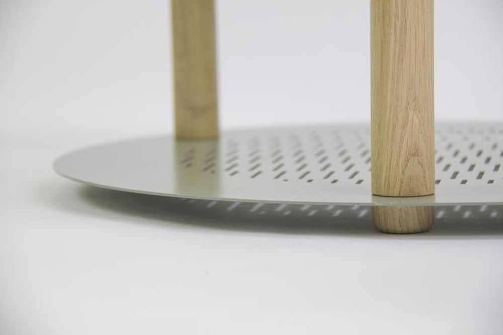 Tables de nuit - TABLE DE CHEVET DUO DE PLATEAUX & LAMPE by Charlotte - DIZY