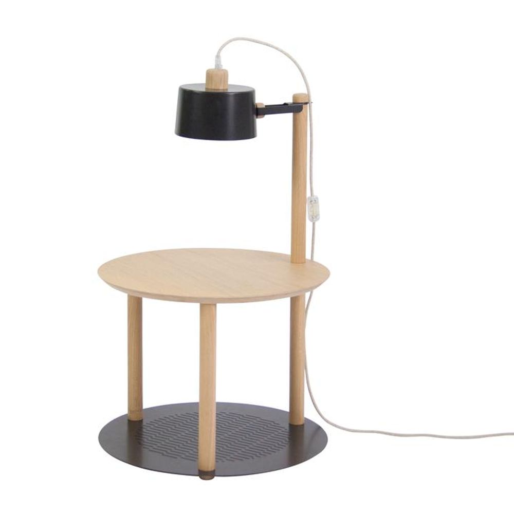 Tables de nuit - TABLE DE CHEVET DUO DE PLATEAUX & LAMPE by Charlotte - DIZY