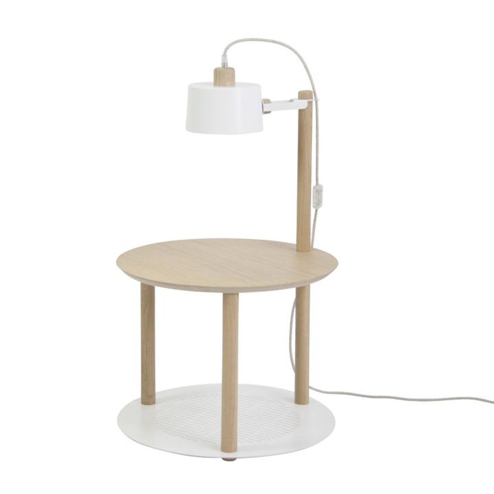 Tables de nuit - TABLE DE CHEVET DUO DE PLATEAUX & LAMPE by Charlotte - DIZY