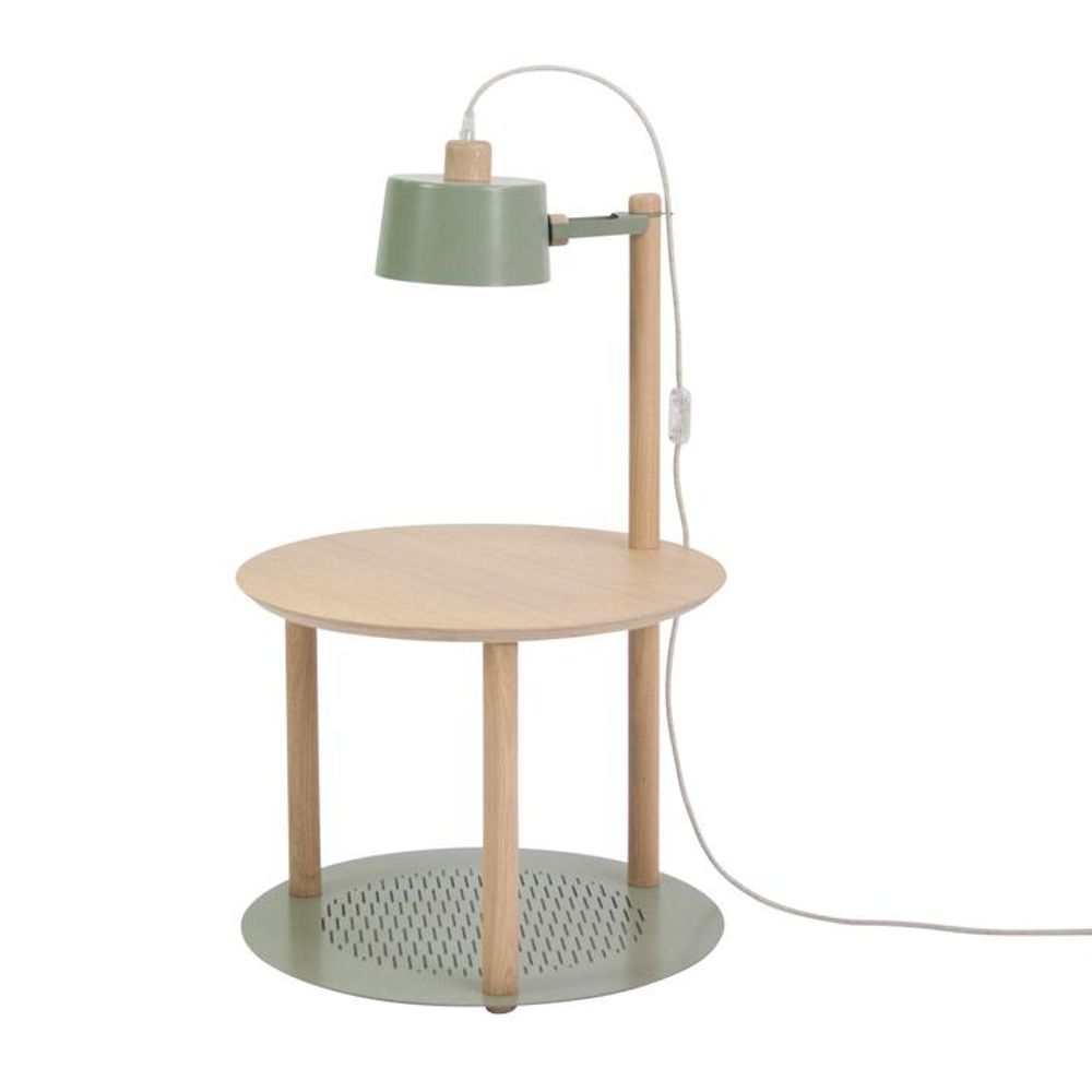 Tables de nuit - TABLE DE CHEVET DUO DE PLATEAUX & LAMPE by Charlotte - DIZY