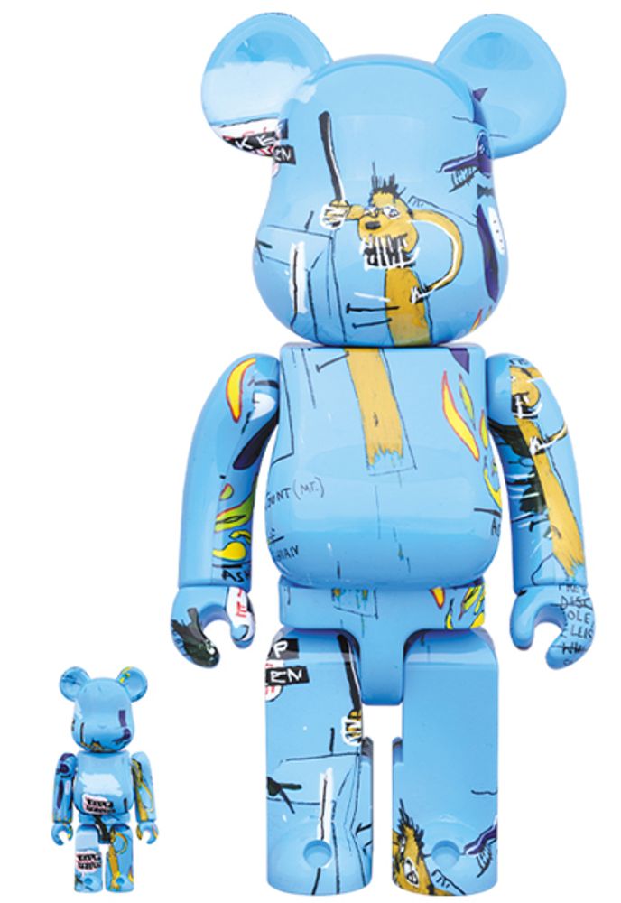 Decorative objects - Bearbrick 100 + 400% Jean-Michel Basquiat #4 - ARTOYZ