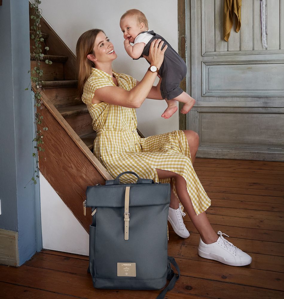 Bags and totes - LÄSSIG diaper backpack - Rolltop - LASSIG GMBH