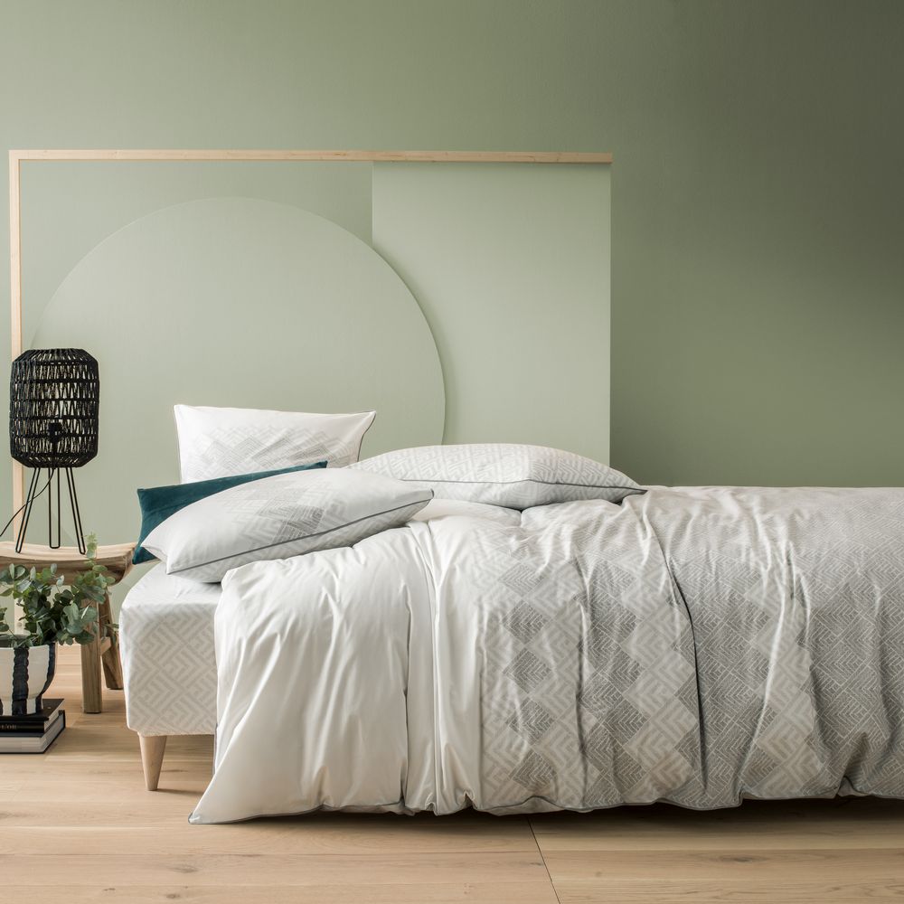 Linge de lit - Esprit tribal - BLANC CERISE