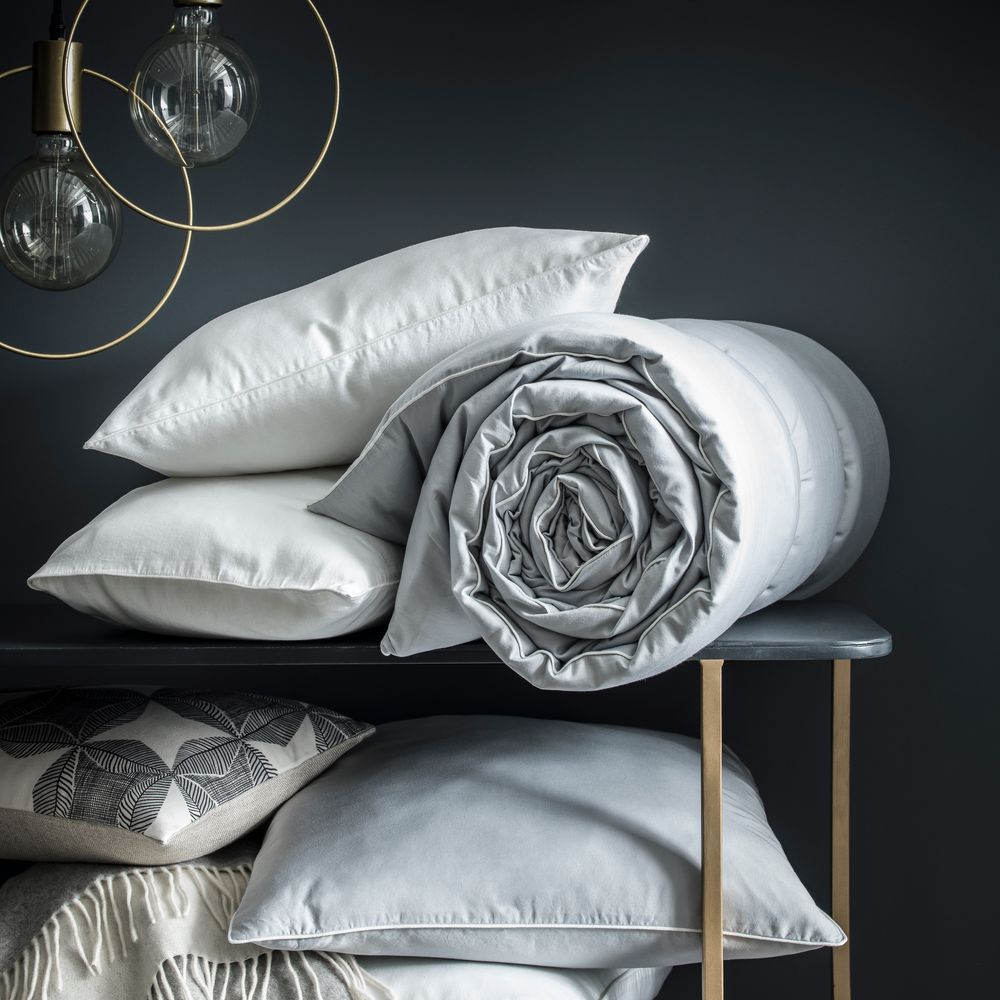 Bed linens - Satin Night Bed linen - BLANC CERISE