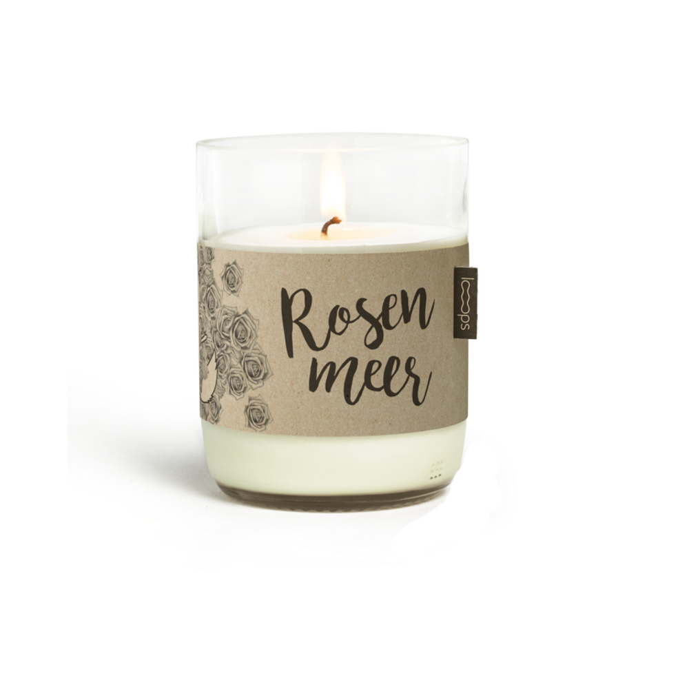 Gifts - Scented candle ROSENMEER, 350ml - LOOOPS KERZEN