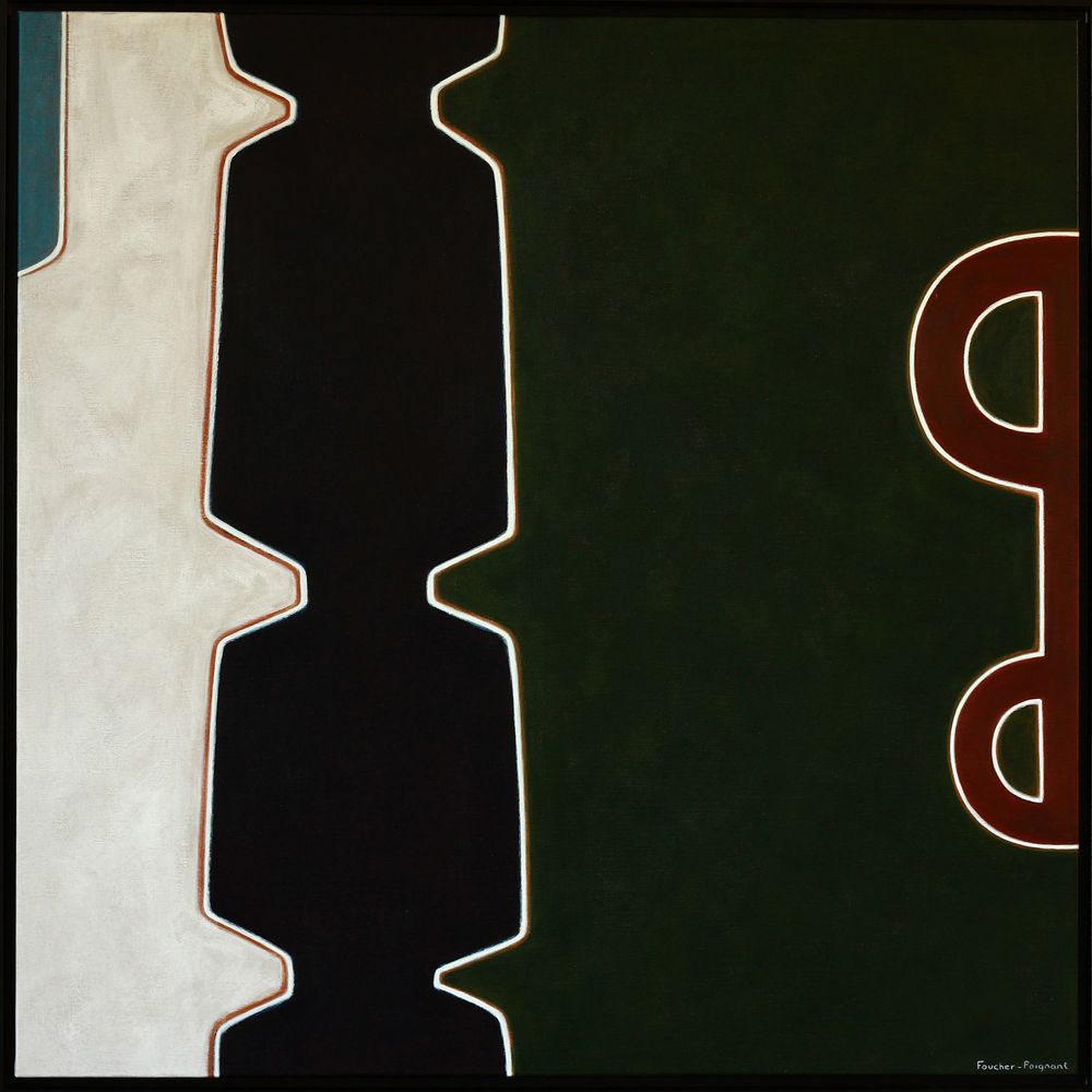 Paintings - Acrylic on canvas. - FOUCHER-POIGNANT