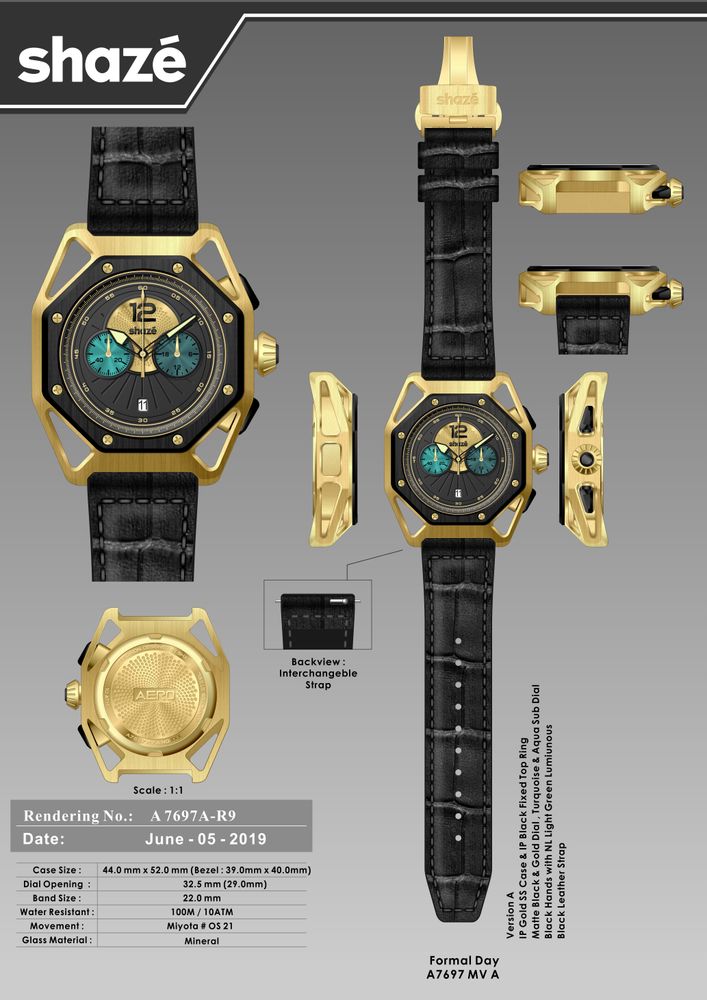 Montres et horlogerie - AERO Collections : Power Elegance - SHAZE LUXURY RETAIL PVT LTD