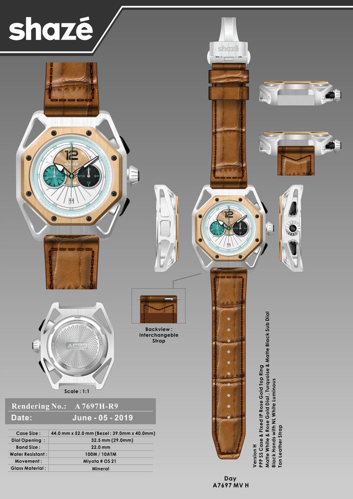 Montres et horlogerie - AERO Collections : Power Elegance - SHAZE LUXURY RETAIL PVT LTD