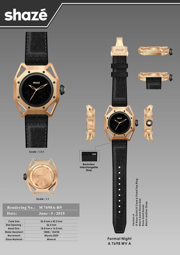 Montres et horlogerie - AERO Collections : Power Elegance - SHAZE LUXURY RETAIL PVT LTD