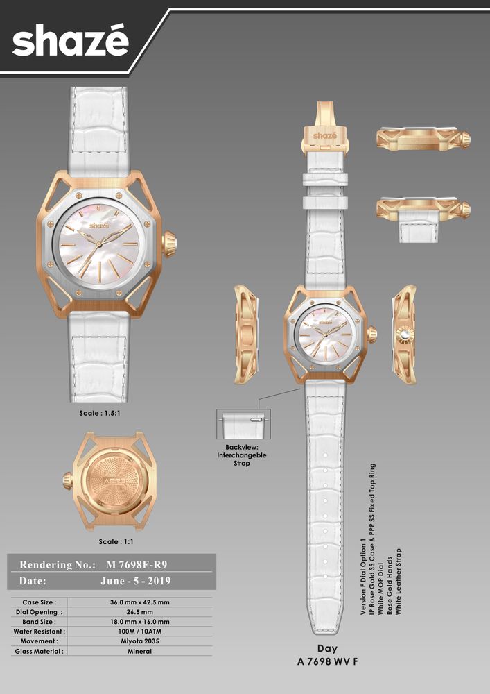 Montres et horlogerie - AERO Collections : Power Elegance - SHAZE LUXURY RETAIL PVT LTD