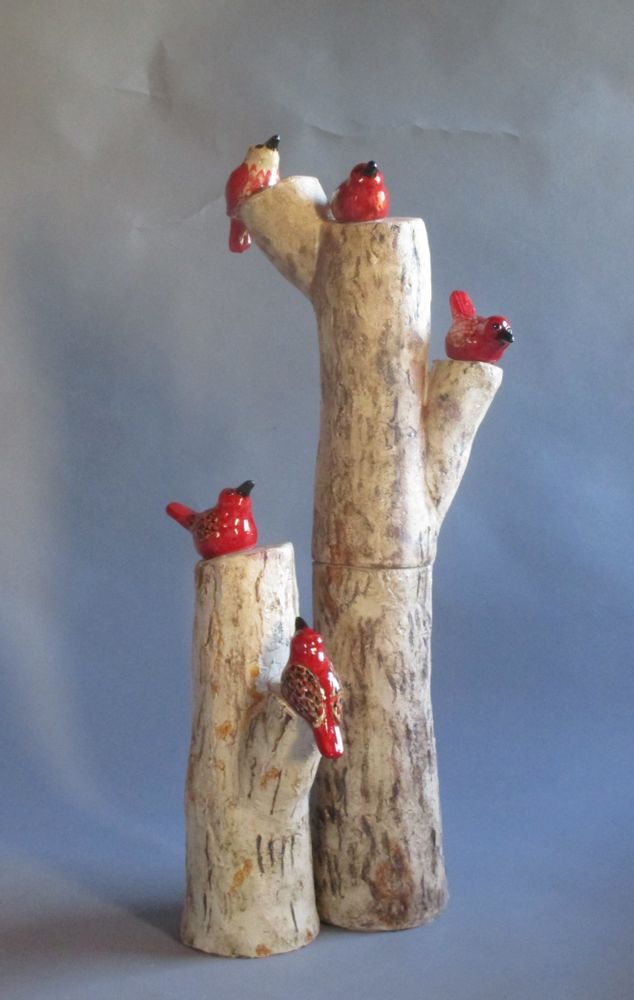 Sculptures, statuettes and miniatures - BIRD SCULPTURE - MARYLINE BERHAULT