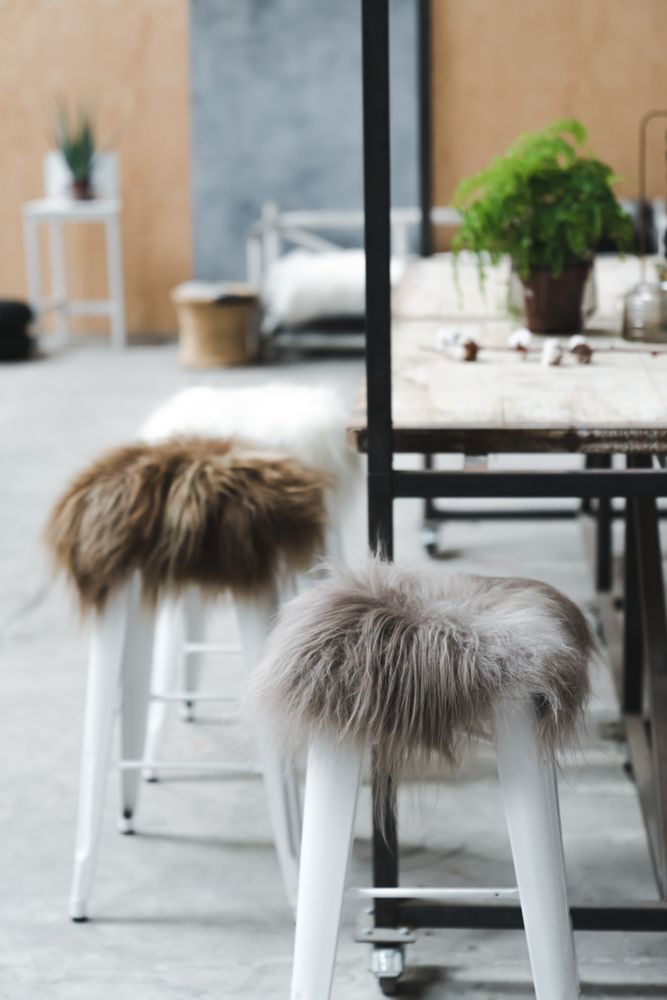 Cushions - DYRESKINN® Icelandic seat cushion 37 x 37 cm - DYRESKINN