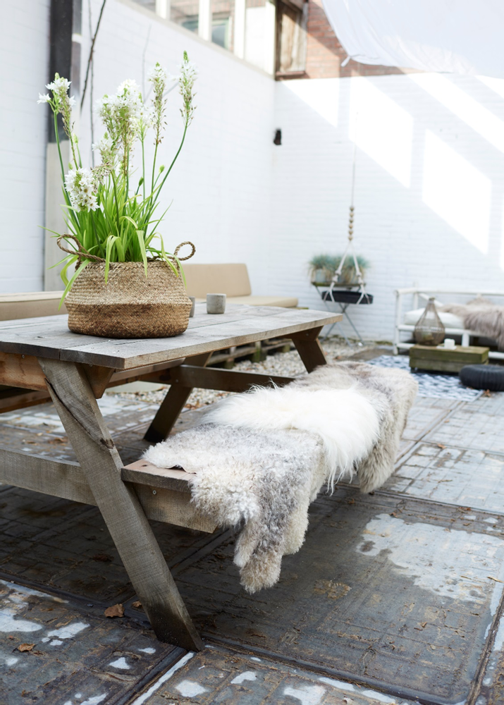 Rugs -  DYRESKINN® Carpet patchwork mix 180x120cm - DYRESKINN