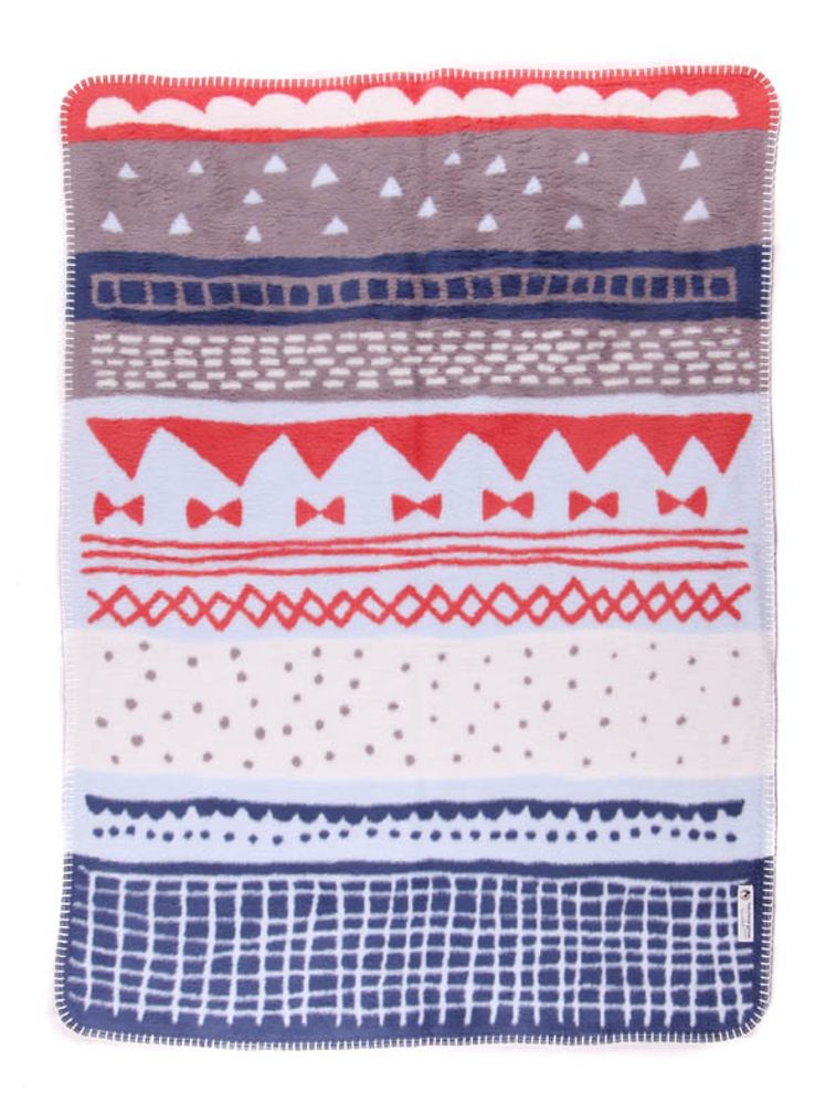Throw blankets - BABY BLANKET STORIES HAPPY – ORGANIC COTTON - FABGOOSE