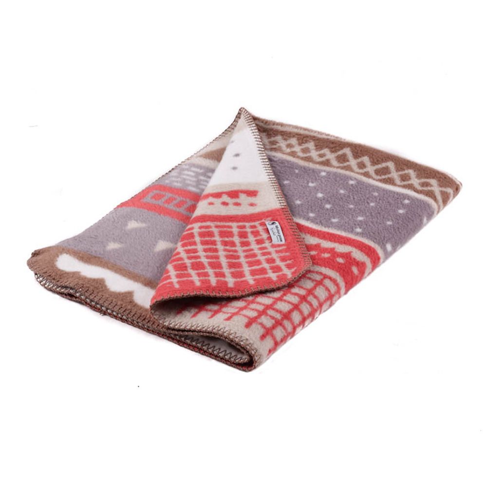 Throw blankets - BABY BLANKET STORIES FLAMINGO – ORGANIC COTTON - FABGOOSE