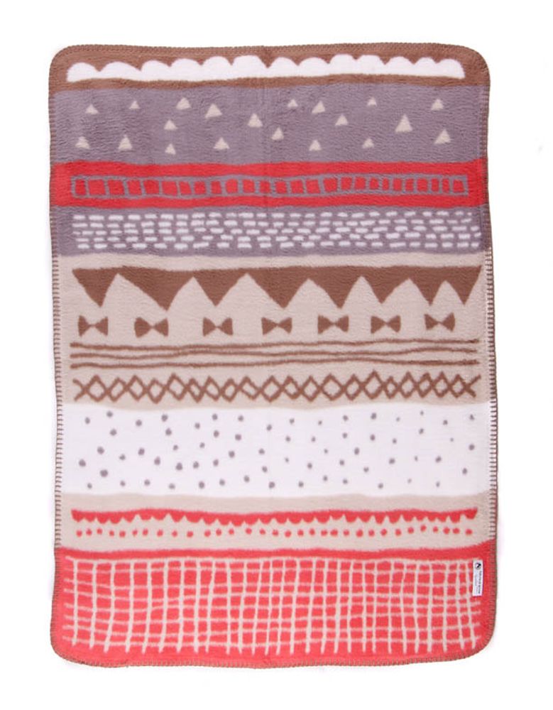 Throw blankets - BABY BLANKET STORIES FLAMINGO – ORGANIC COTTON - FABGOOSE