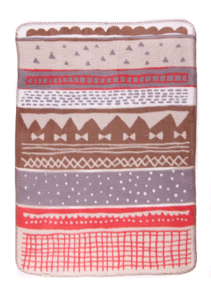 Throw blankets - BABY BLANKET STORIES FLAMINGO – ORGANIC COTTON - FABGOOSE
