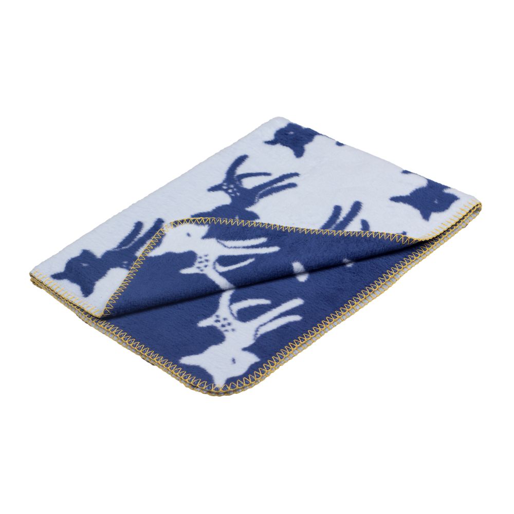 Objets déco enfant - COUVERTURE BAMI BLEU - COTON BIO - FABGOOSE