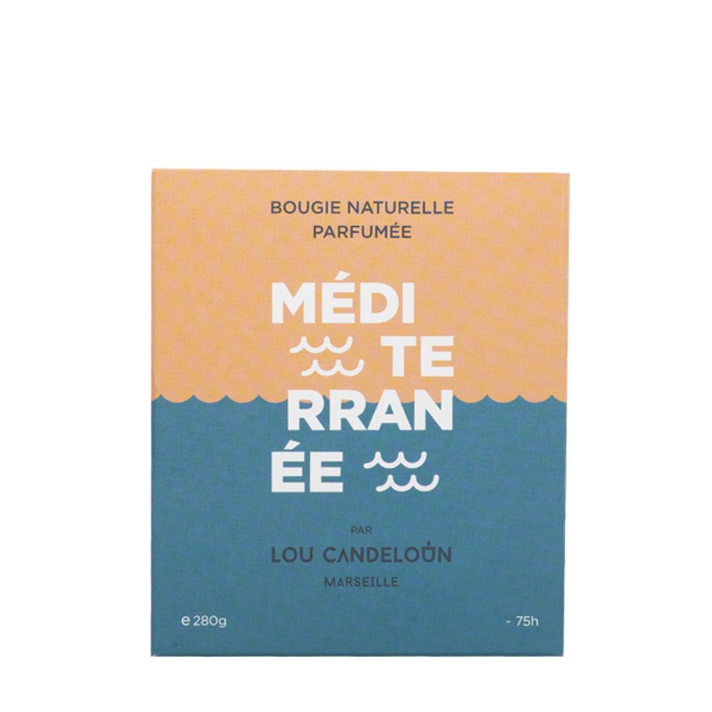 Bougies - Bougie Méditerranée 280g - LOU CANDELOUN