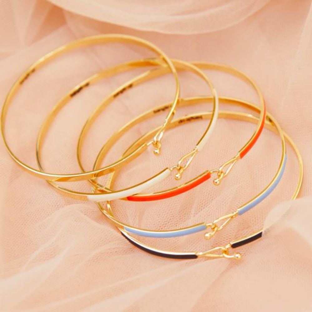 Bijoux - BRACELET LILY BLANC SABLE - BANGLE UP