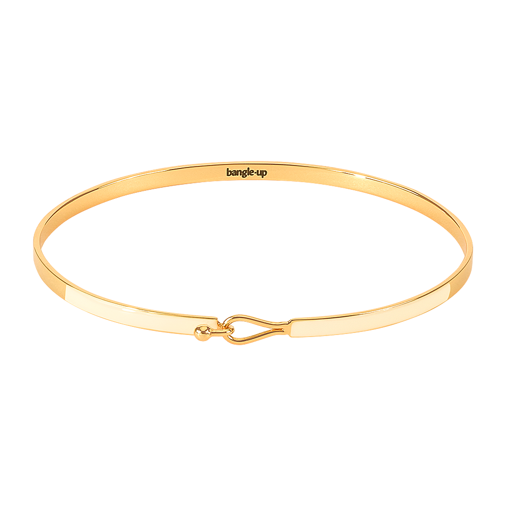 Bijoux - BRACELET LILY BLANC SABLE - BANGLE UP