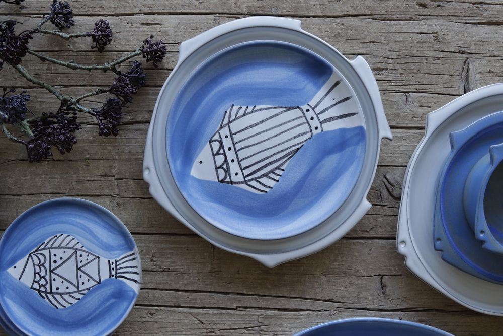 Everyday plates - MARIA - NAZARE - MARIA PORTUGAL TERRACOTA