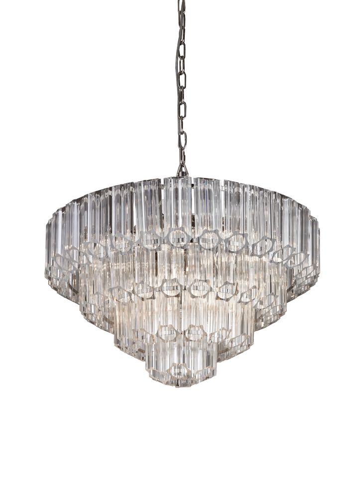 Ceiling lights - Nasser, large chandelier diameter 66cm - RV ASTLEY LTD