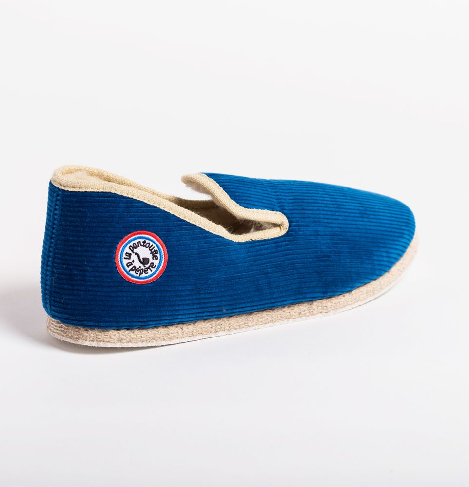 Homewear - Pépère Rétro Indigo - LA PANTOUFLE A PEPERE
