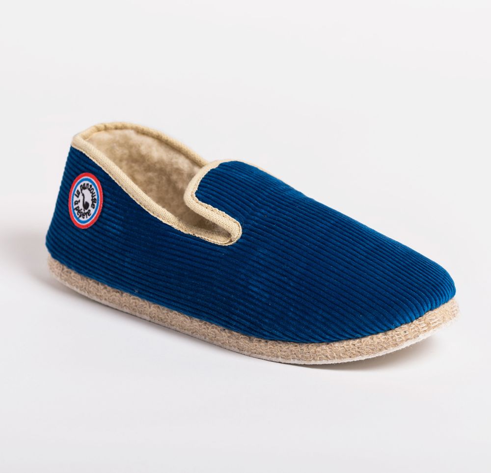 Homewear - Pépère Rétro Indigo - LA PANTOUFLE A PEPERE