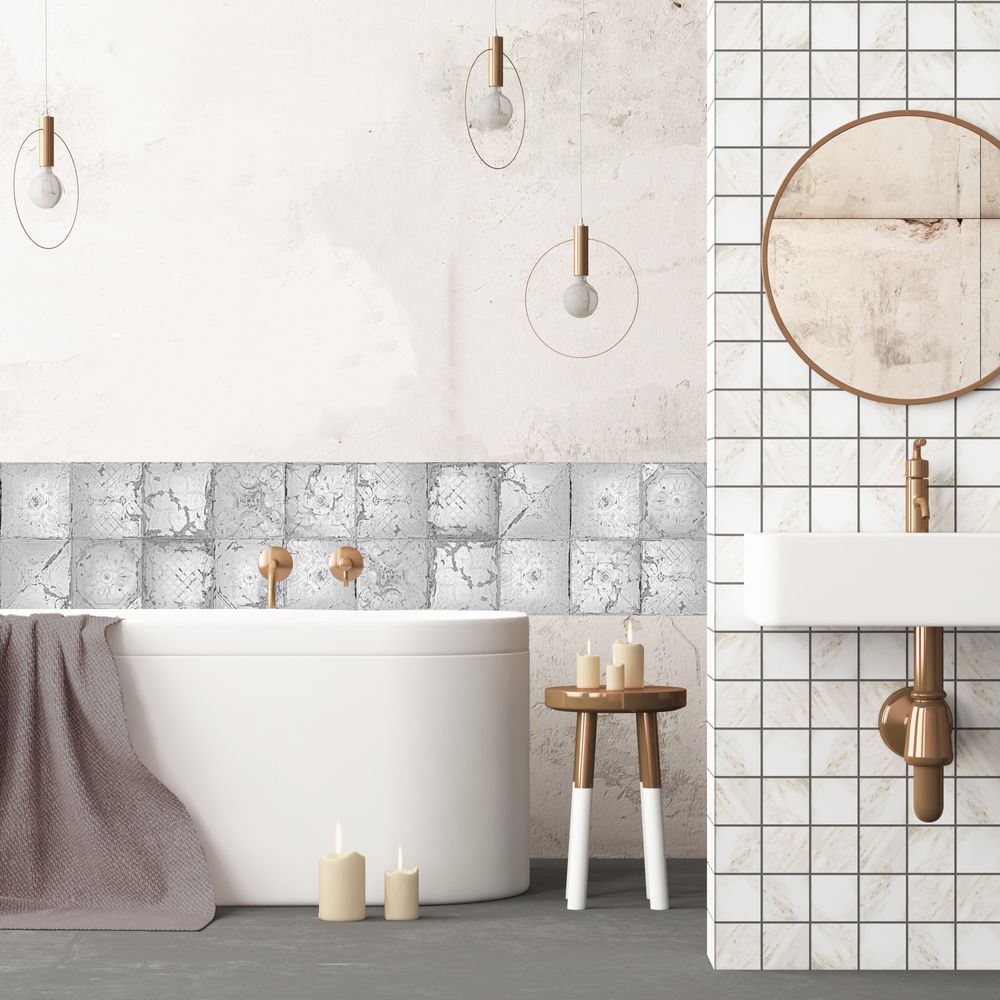 Other wall decoration - Crédence Tin Tiles - CIMENT FACTORY