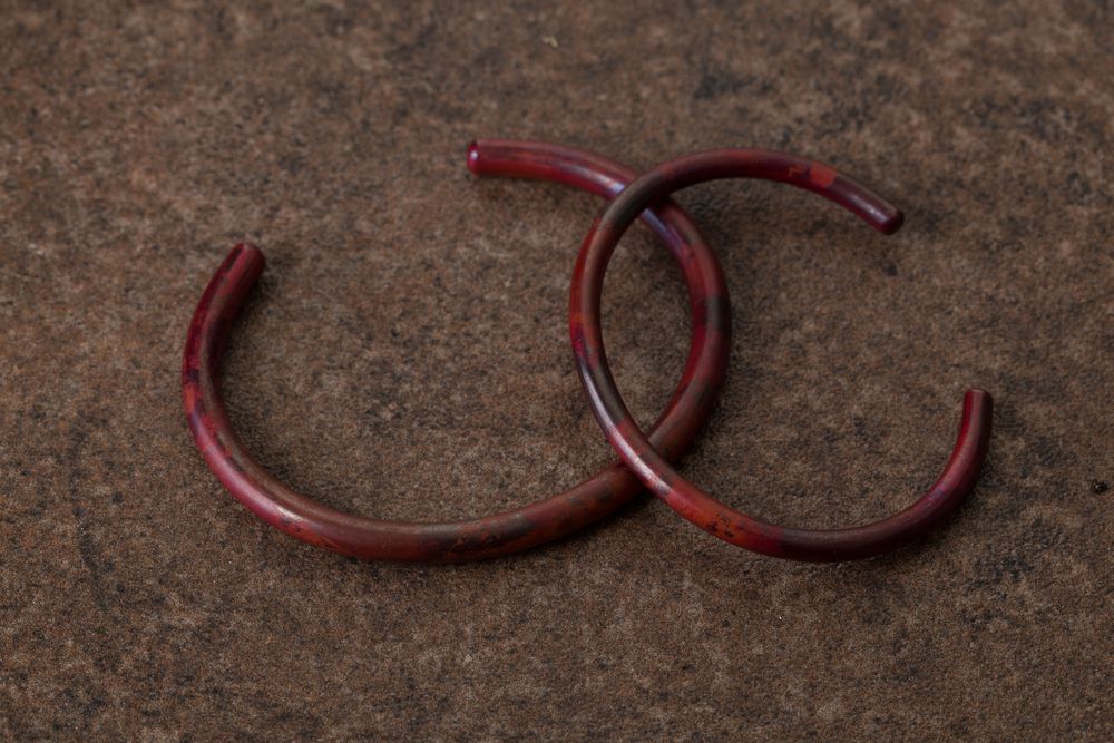 Cosmétiques - brûlé artisanat d'art bracelet et ustensile - INTZUITION JEWELRY