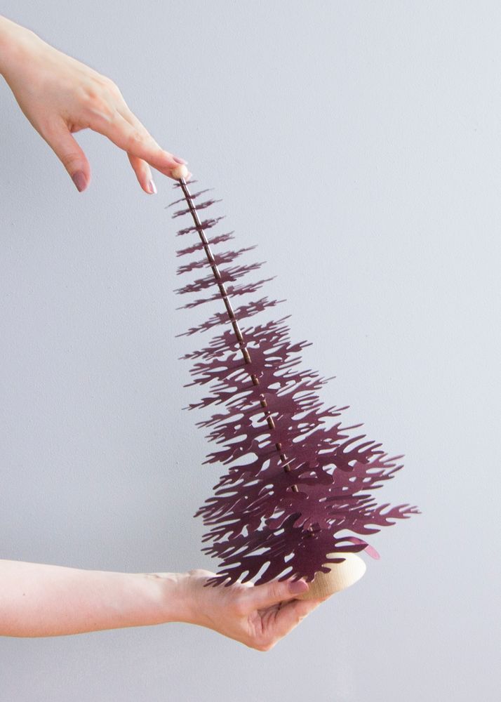 Objets de décoration - Ornements de papier de Noël rouge - FABGOOSE