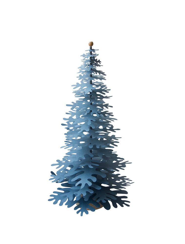Christmas table settings - Jeans blue Christmas tabletop paper ornaments - FABGOOSE