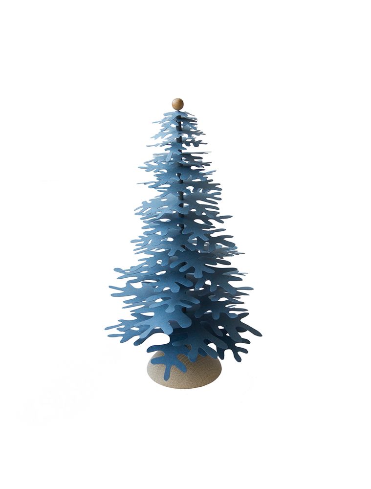 Christmas table settings - Jeans blue Christmas tabletop paper ornaments - FABGOOSE