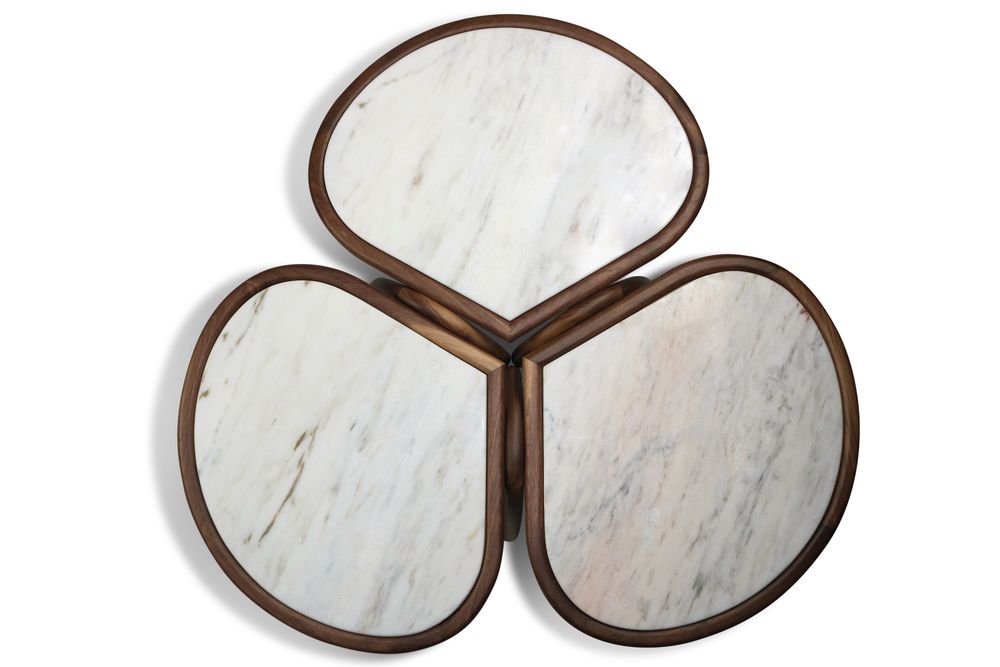 Coffee tables - Roatan coffee table set of 2 - ALMA DE LUCE