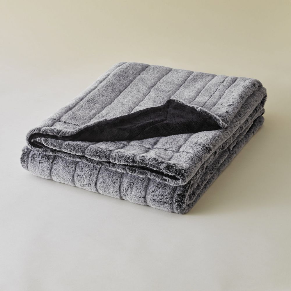 Plaids - FAUSSE FOURRURE *VISON* - PLAIDS COCOONING