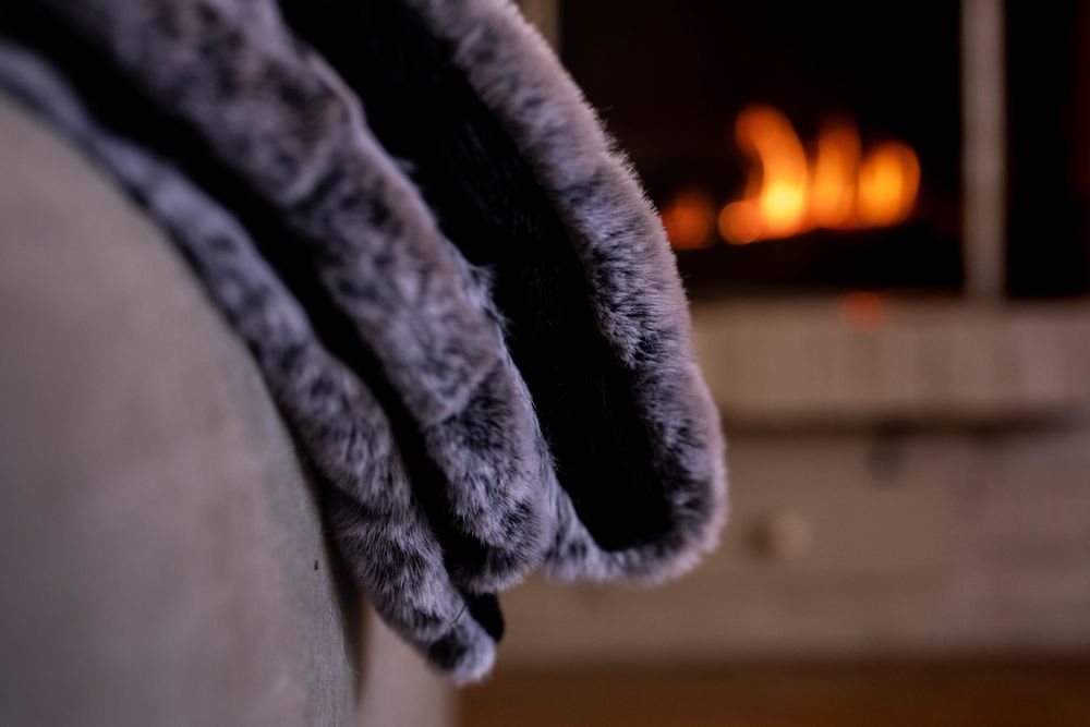 Plaids - FAUSSE FOURRURE *VISON* - PLAIDS COCOONING