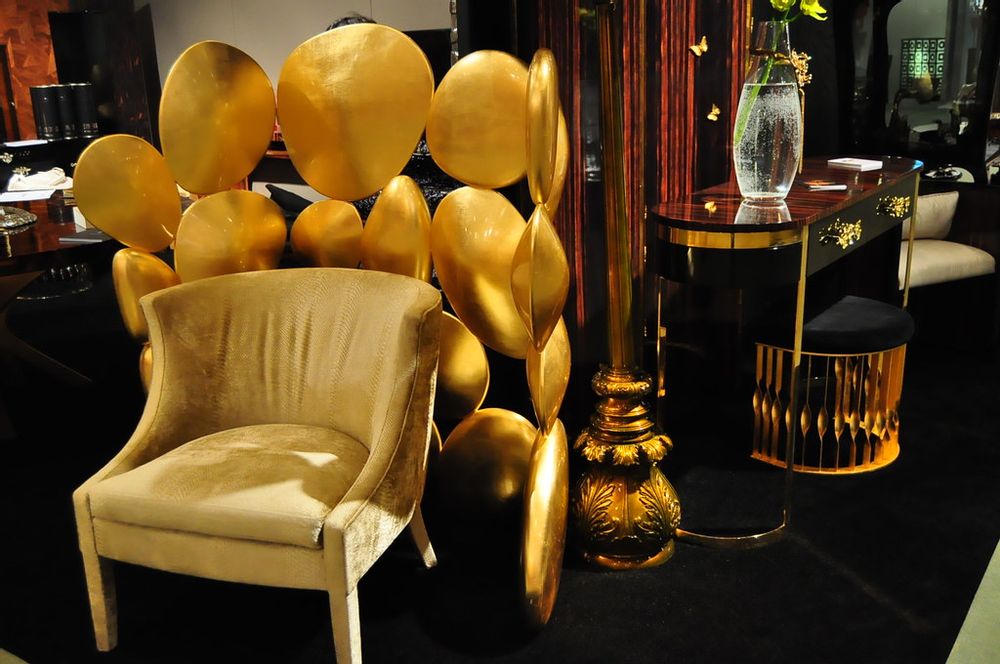 Pièces uniques - GOLD Paravent pliable - BOCA DO LOBO