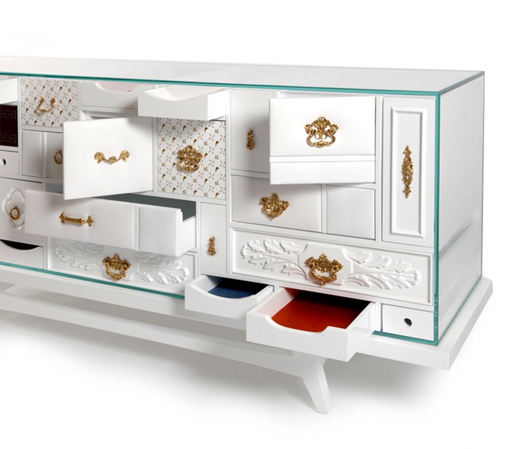 Sideboards - MONDRIAN WHITE Sideboard - BOCA DO LOBO