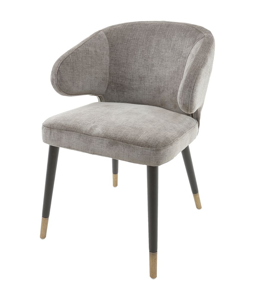 Chairs - Arrone, Mouse Chenille Chair - RV ASTLEY LTD