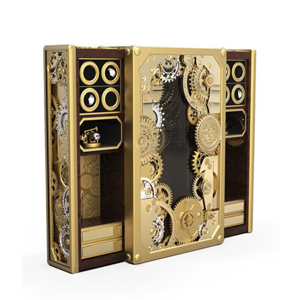 Unique pieces - BARON GOLD Luxury Safe - BOCA DO LOBO