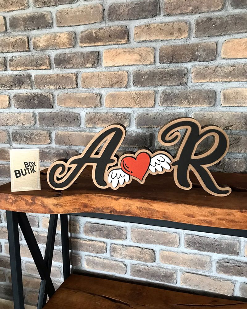 Design objects - A & R INITIALS - BOX BUTIK