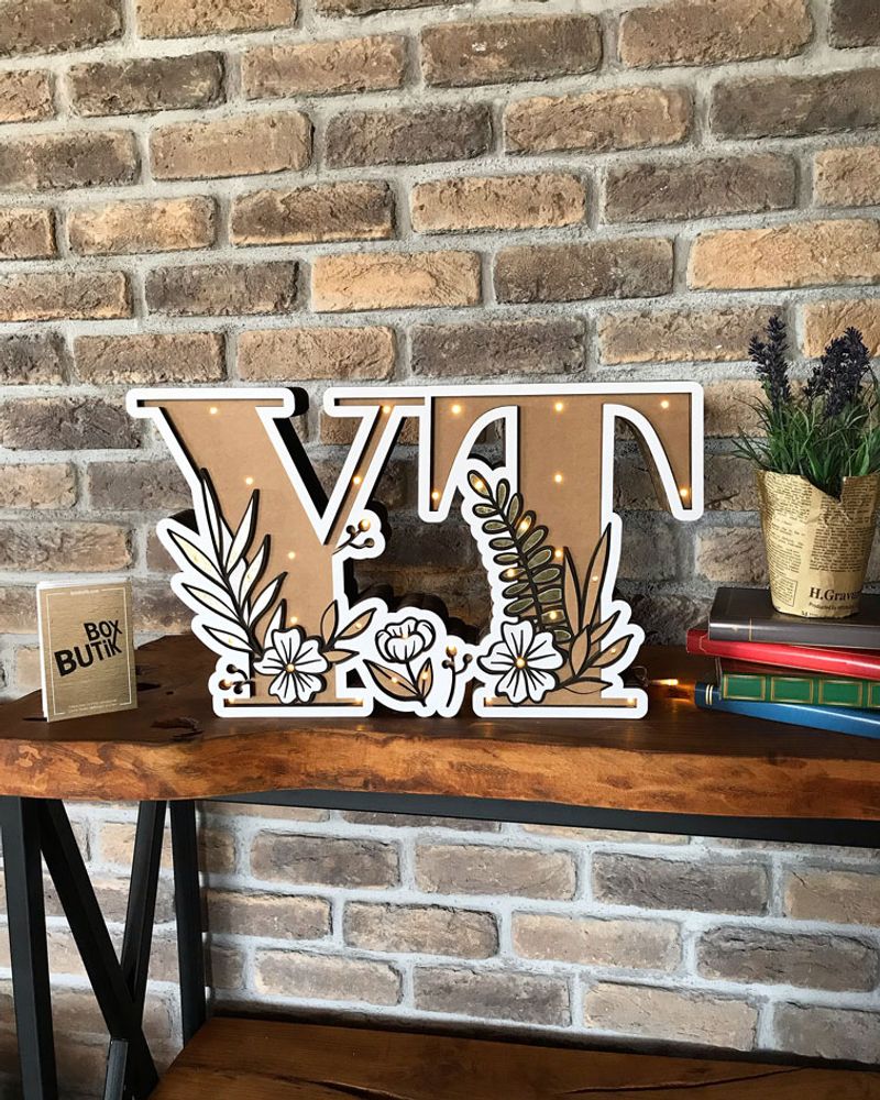Other wall decoration - Y & T INITIALS - BOX BUTIK