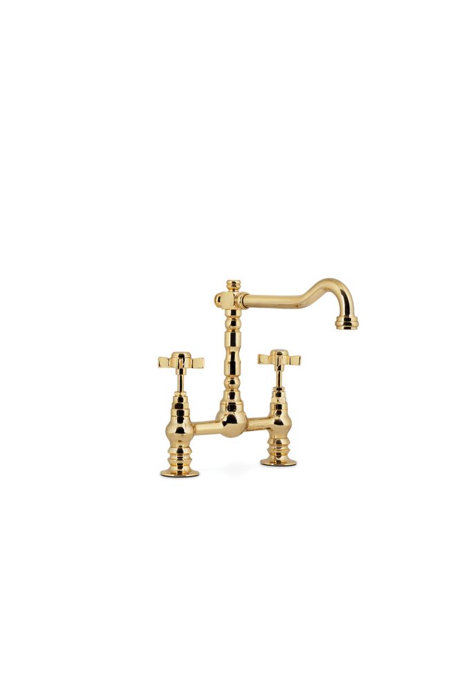 Kitchen taps - BOURGEOIS TWO HOLE MIXER TAP - MAISON VALENTINA