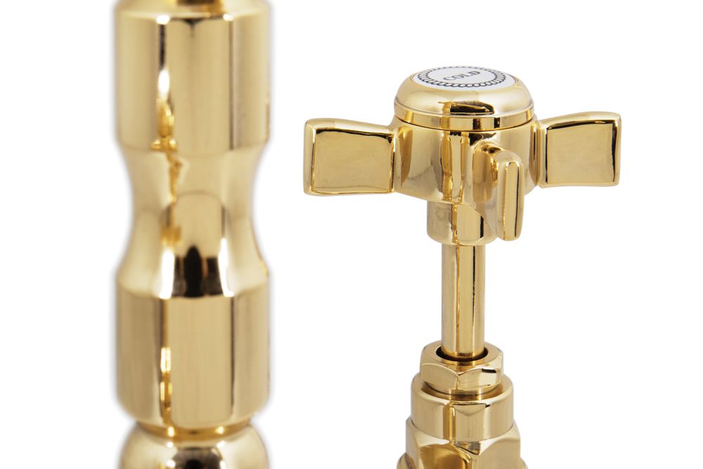 Kitchen taps - BOURGEOIS TWO HOLE MIXER TAP - MAISON VALENTINA